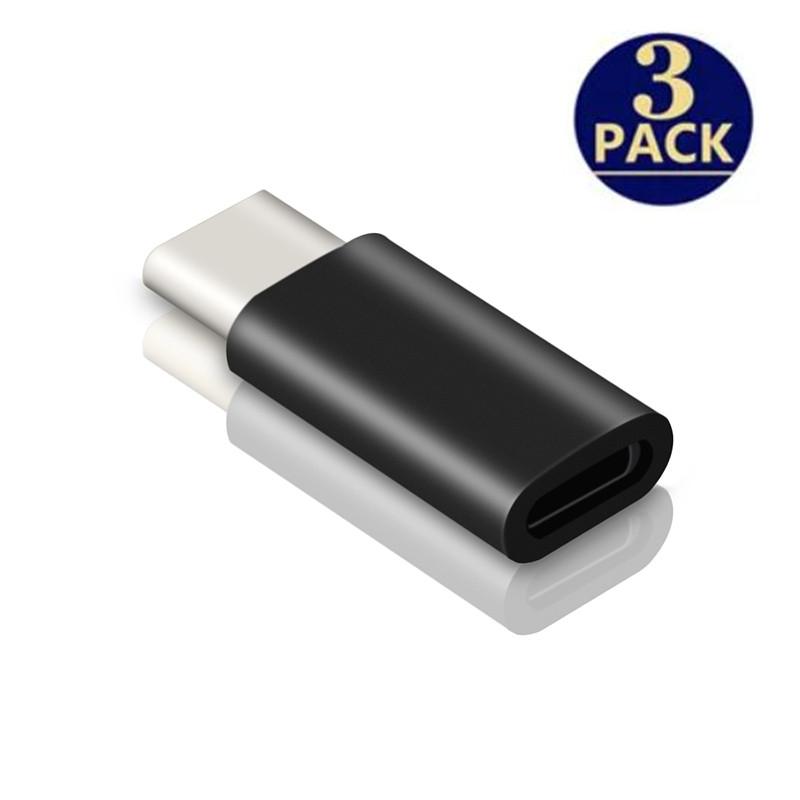 3 шт. адаптер для зарядки Lightning Female to USB C Male для iPhone 15 Pro Max Plus iPad Type C to 8Pin разъем для зарядки и синхронизации данных
