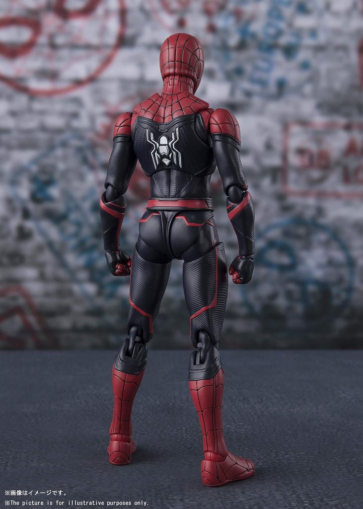 TAMASHII NATIONS Upgrade Suit Far From 150mm Painted Movable Figure S.H.Figuarts Spider-Man (Spider-Man Home) Approx. ABS&PVC