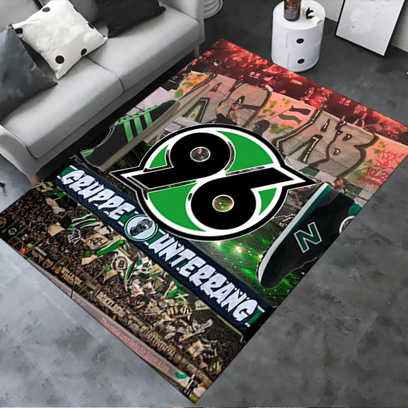 2025 New Hannover 96 Carpet Rug for Living Room Bedroom Home Sofa Decoration,Kids play Non-slip Floor Mat58