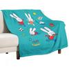 Cool Simon Super Rabbit Throw Blanket Hair Blankets and Throws Cute Blankets#