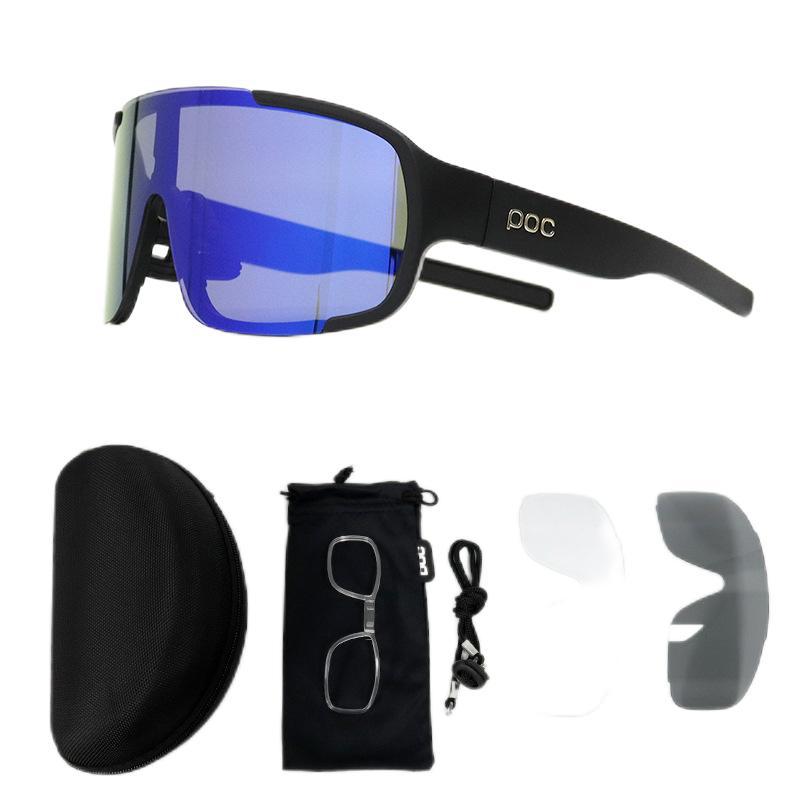 Own a large quantity POC Cycling glasses, outdoor running sports, road bike equipment with accessories