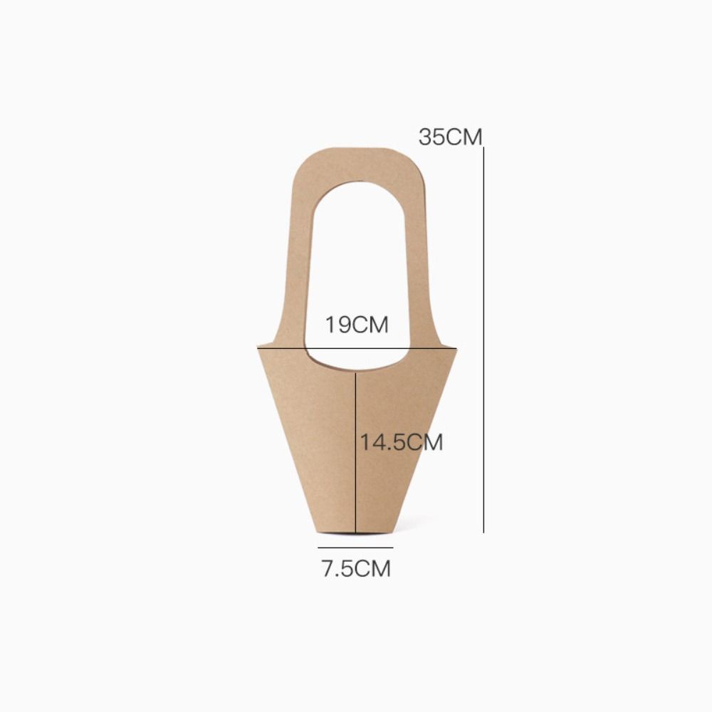 Romantic Flowers Paper Bag Simple Flower Packaging Bag Creative Flower Arrangement Bag Rose Flower