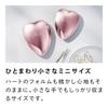 ReFa HEART BRUSH mini Серебристая Портативная Распутывающая Щетка для Волос Блеск Компактная Форма Сердца