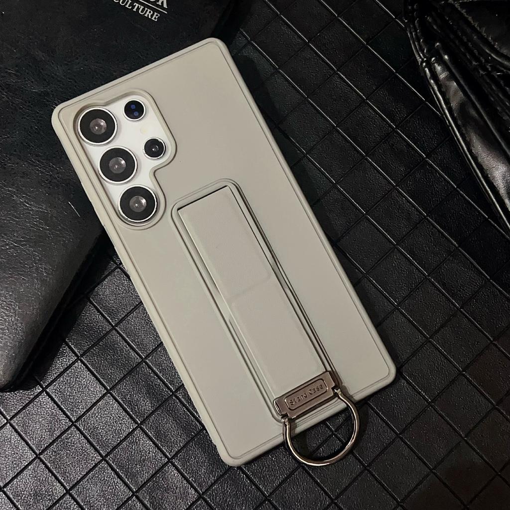 Чехол для мобильного телефона S26 Skin Sense с кнопкой D и подставкой, подходит для Samsung S25ULTRA, трендовый S24PLUS, подставка S23/S25