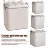 Large Capacity Clothes Storage Basket with Reinforced Handles Zipper Closure Waterproof Extra Large Storage Bag Clothes Tote Bag