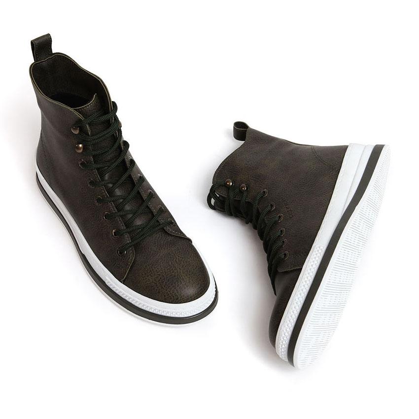 Chekich Men Footwear Boots for Men Navy Blue Color Faux Leather Laces Model Vulcanized Material Winter Season Shoes Ankle Warm Wedding CH055