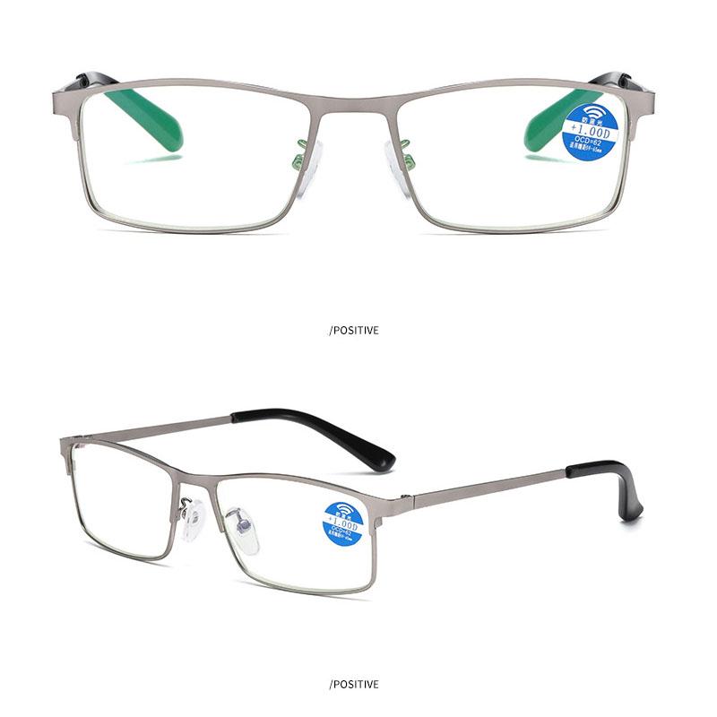 Деловые квадратные очки для чтения в полной оправе HD Высокое качество Роскошный бренд Женские и мужские Ультралегкие очки для пресбиопии Диоптрии