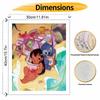 Disney Lilo Stitch Reading Oil Paint Art Painting Kit Home Wall Decor Handmade Gift For Room Bedroom Living Aesthetic Wall Art Decor