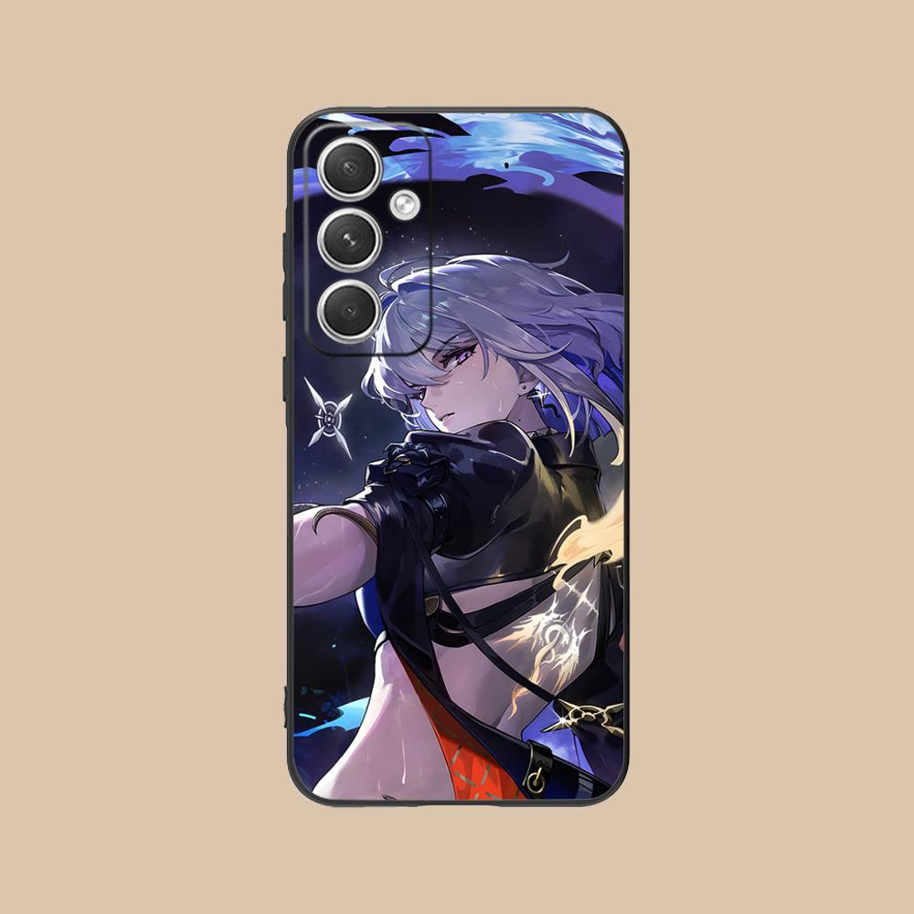 Чехол для телефона Wuthering Waves Galbrena для Samsung Galaxy S26 S25 S24 S23 S22 S21 S20 Note20 Plus FE Ultra Цветная обложка Cover