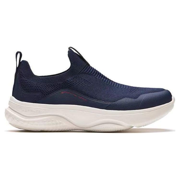 Anta Training Series Shock Absorbing Wear Resistant Breathable Lightweight Low Top Training Shoes Men Sneakers Dark-Blue 112427701-4