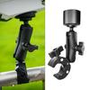 Antenna Clamp Kit Roof Rail Mount 0.6-1.56 Inches Adjustable Clamp For Poles Protector Dual-axis 360 Adjustment