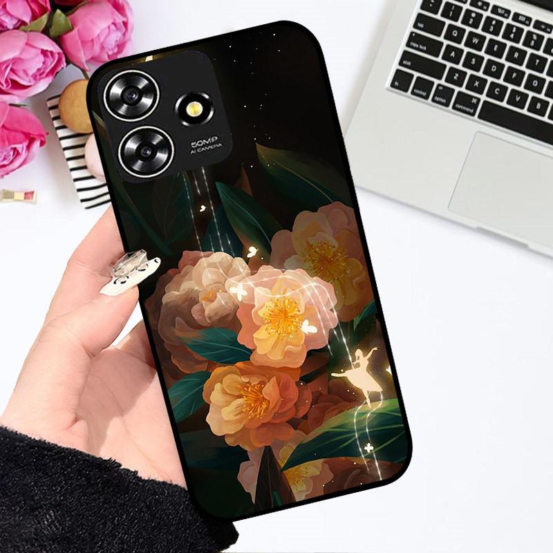 Cases For ZTE Blade V50 Smart Cute Astronaut Fashion Shockproof Soft Bumper For ZTE V50 Design 4G Coque For ZTE Axon 50 Lite