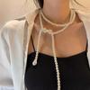 Women's 2025 Multi-layer Pearl Clavicle Necklace - Light Luxury Pendant Accessory