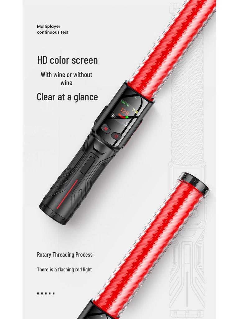 Улавливатель алкоголя Спиртовой Активируемый голосом Портативный Алкотестер 3-в-1 Тестер