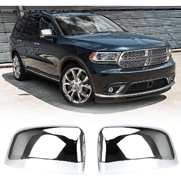 Глянцевая черная крышка зеркала прямой замены для Jeep Grand Cherokee 2011- и Dodge Durango 2011-2025, стиль прямой замены, не наклейка