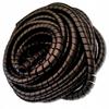 08-10mm czarna osłona przewodów - węży - spiralna - sprężynowa pvc - 1metr