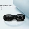 UV400 Женские солнцезащитные очки Маленькие ретро женские винтажные прямоугольные популярные мужские