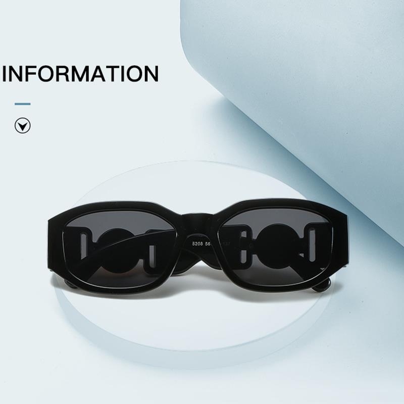 UV400 Женские солнцезащитные очки Маленькие ретро женские винтажные прямоугольные популярные мужские