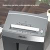Deli 9958 Level 4 Commercial 10-Sheet Cross-Cut Shredder