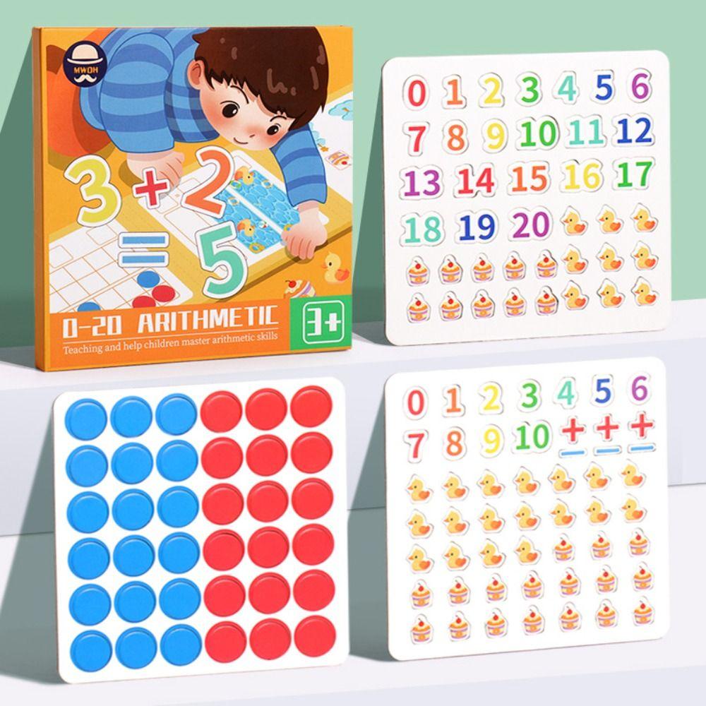 Montessori Magnetic Learning Math Toys Educational Arithmetic From 0 To 20 Toys Early Education