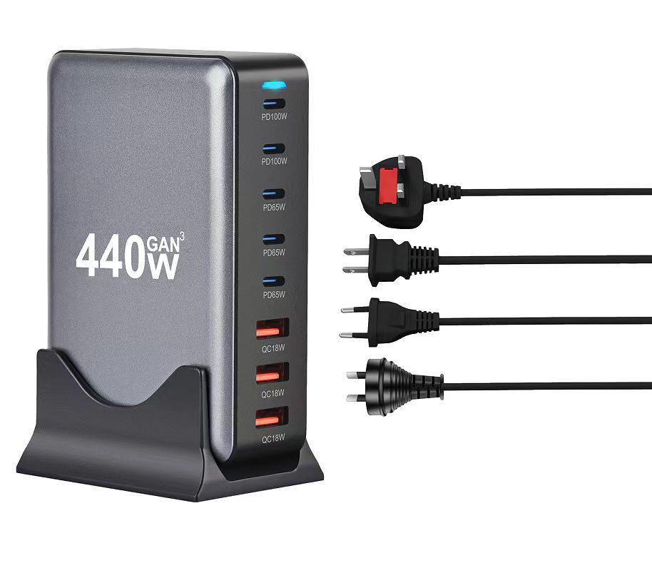 800W Multi-Port GaN PD Fast Travel Charger Adapter