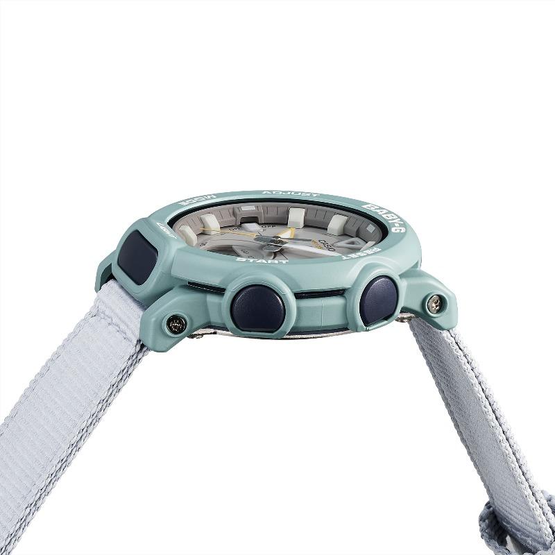 Casio Женские цифровые кварцевые часы Baby-G BGA-310C-3A с полимерным ремешком, водонепроницаемостью 100 м, ударопрочностью