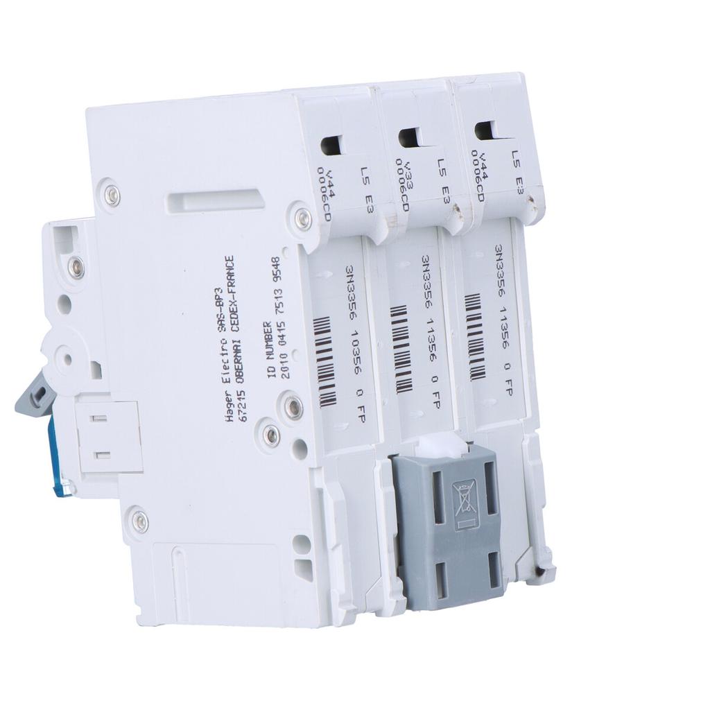 Circuit breaker, 6kA, C characteristic, 3-pole, 6A