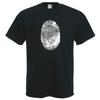 Fingerprint T-shirt CSI Crime Scene Miami New York LA Detective DNA Police T-shirt