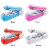 Home Beginners Clothes Fabrics Mini Hand-Held Needlework Craft Sewing Machine Cordles