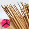 Charm Knitting Needles Popular High Quality 25cm Carbonized Bamboo Crochet Hooks Knitting Tools Weave Straight DIY 4PCS/2PCS/Lot Sewing Accessories