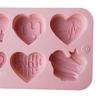 Форма для торта в форме сердца своими руками силиконовая 6-гнездная конфета на День святого Валентина