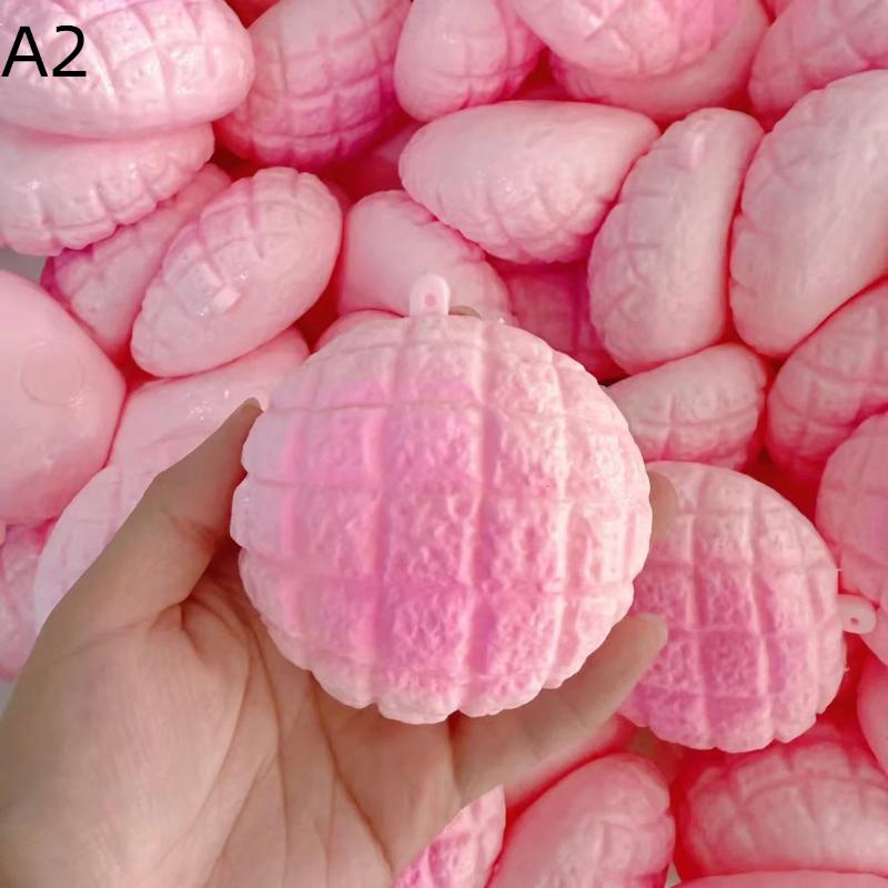 1Pcs Moldable Bounce Squeeze Ball Food-Shaped Stress Ball Pineapple Bun Toy Asmr Sensory Anti Stress Fidget Toys