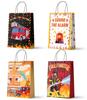 Firetruck Gift Bags, Fire Truck Party Favor Bags Set - Firetruck Birthday Gift Bags, Firefighter Party Bags Fire Truck Goodie Bags
