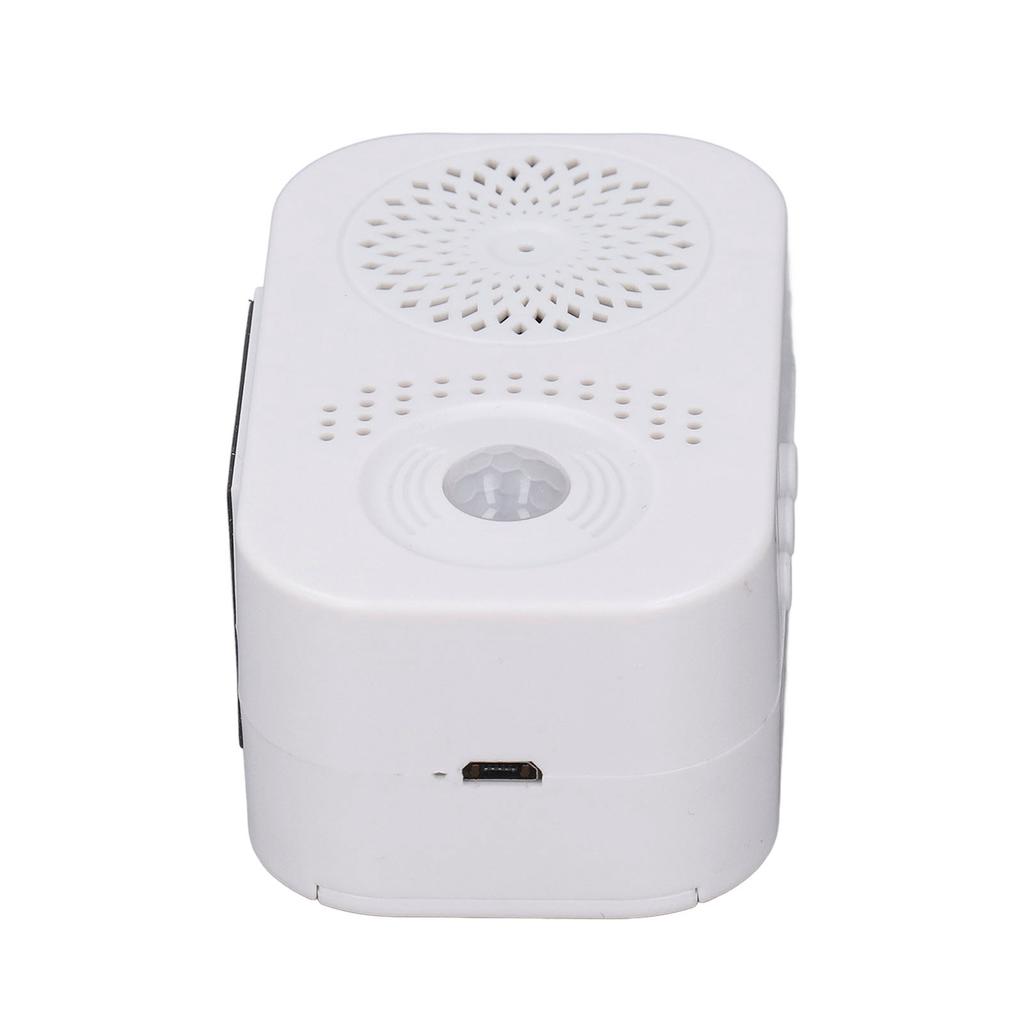 Wireless Motion Sensor Doorbell Voice Reminder Welcome Buzzer Ringtones Volume Adjustment USB