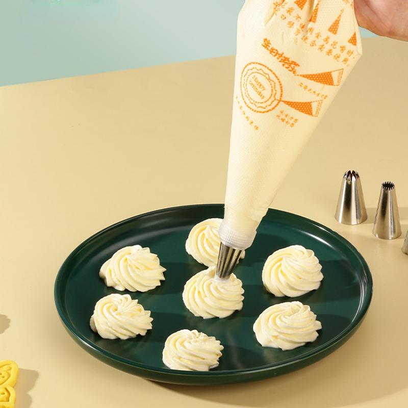 50/100PCS Disposable Pastry Bag Piping Bag Fondant Cream Squeeze Cream Bag Cake Decorating Nozzle Bakery Bakeware Kitchen Tools