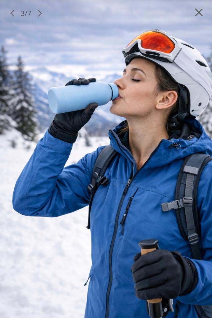 500 steel thermal bottle for hot and cold drinks, blue