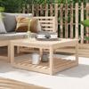 VidaXL Garden Table 82.5x82.5x45 Cm Solid Pine Wood 824141