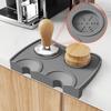 Силиконовый коврик для кофе, станция, термостойкий, коврик для темпера эспрессо, эффективный инструмент для приготовления кофе для домашних бариста, профессиональных энтузиастов кофе