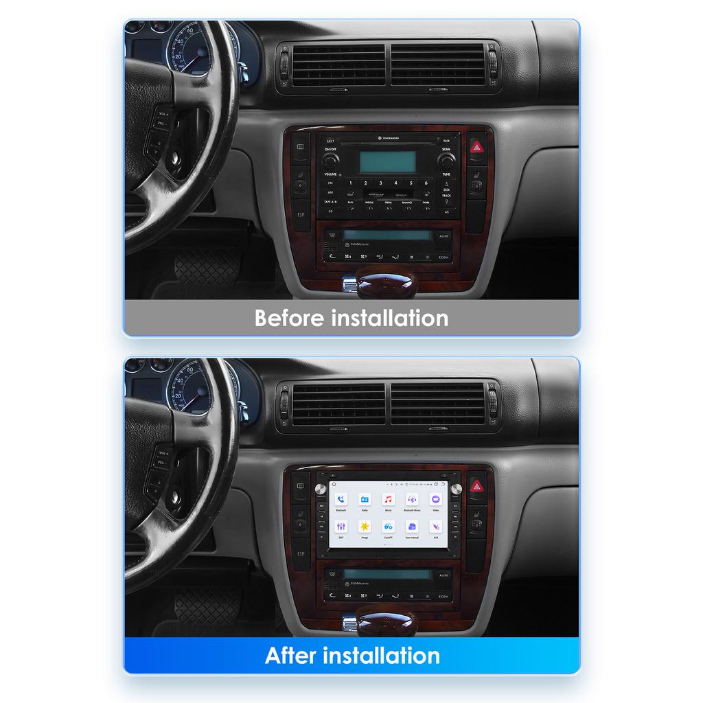 Hizpo Intelligent Screen 8Core DSP Car Multimedia Player for VW Golf 4 Passat POLO Transport T5 Multivan Seat Jetta CarCarplay 4G Autoradio AI GPS