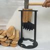 Firewood Splitter Iron Log Splitting Tool Kindling Log Splitting Wedge Firewood Cutter Splits Firewood Safely Easily for Camping Fireplace Sauna BBQ