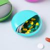 Sealed Spin Pill Organizer Mini Pill Container Headphone Storage Case Pill Box  Tablet