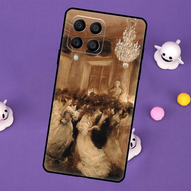 Чехол-обложка с картиной эпохи Возрождения для Samsung Galaxy M11 M51 M31 M33 M13 M23 M53 M15 M55 M14 M34 M54 M20 M32 M52