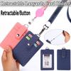 Lanyards Business Wallet ID Badge Holder Strap Card Holder Credit Card Holder Protect Cover Bag