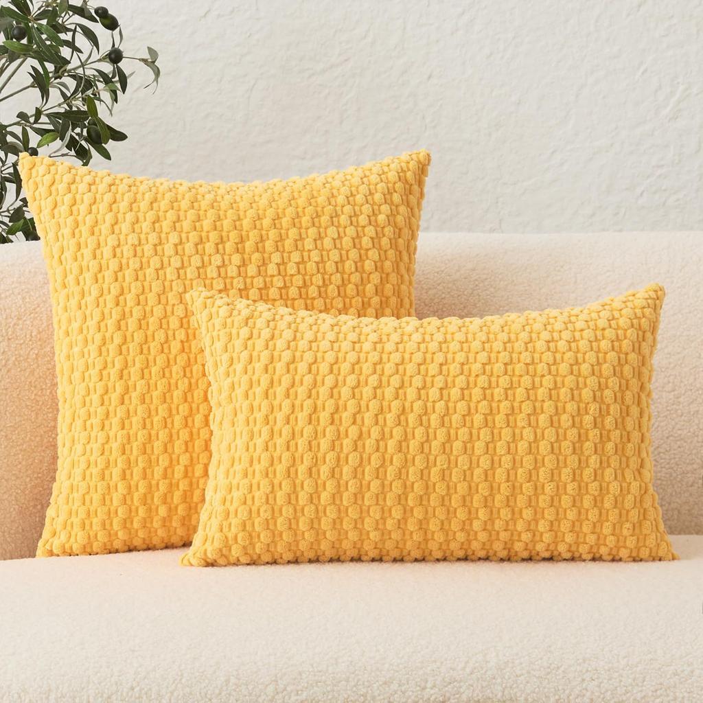 Новая вельветовая наволочка, наволочка для подушки, трехмерная подушка с пузырьками, клетчатая наволочка, спинка для дивана