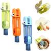 3-in-1 Cup Lid Cleaning Brush Flower Shape Design Crevice Brush High-Temperature Resistant Multifunctional Cleaning Tool