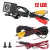 Reversing Parking Monitoring CCD Chip 170 Degree IP68 Waterproof 12 LED High Definition Car Rear View Camera Night Vision