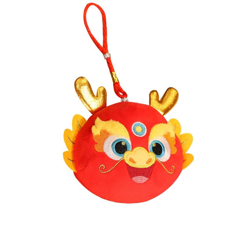 Ethnic Dragon Plush Toy Lucky Mascot Doll For Company Events And Wholesale Gifts