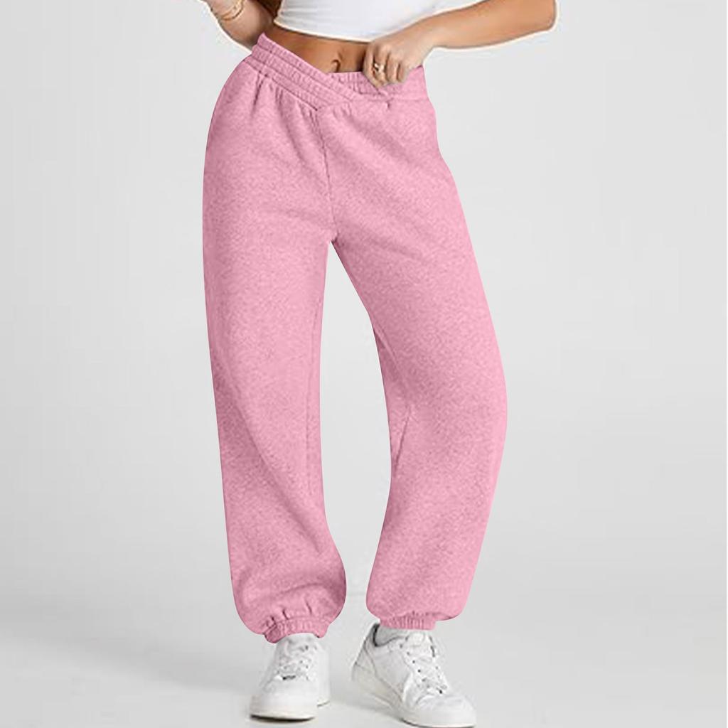 Женские повседневные модные однотонные спортивные штаны, спортивные штаны, брюки с эластичной талией и завязками на шнурке