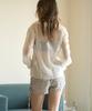 SIGREAT Strap Floral Shorts_Beige