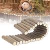 Wooden Guinea Pigs Door Fence Flexible Hamster Wooden Bridge Cage Accessories Gerbil